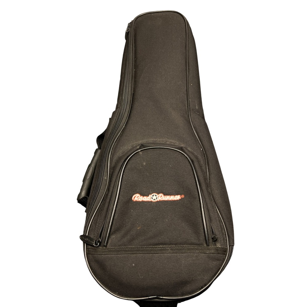 Road Runner Padded Gig Bag Black Nylon Case for Ukulele